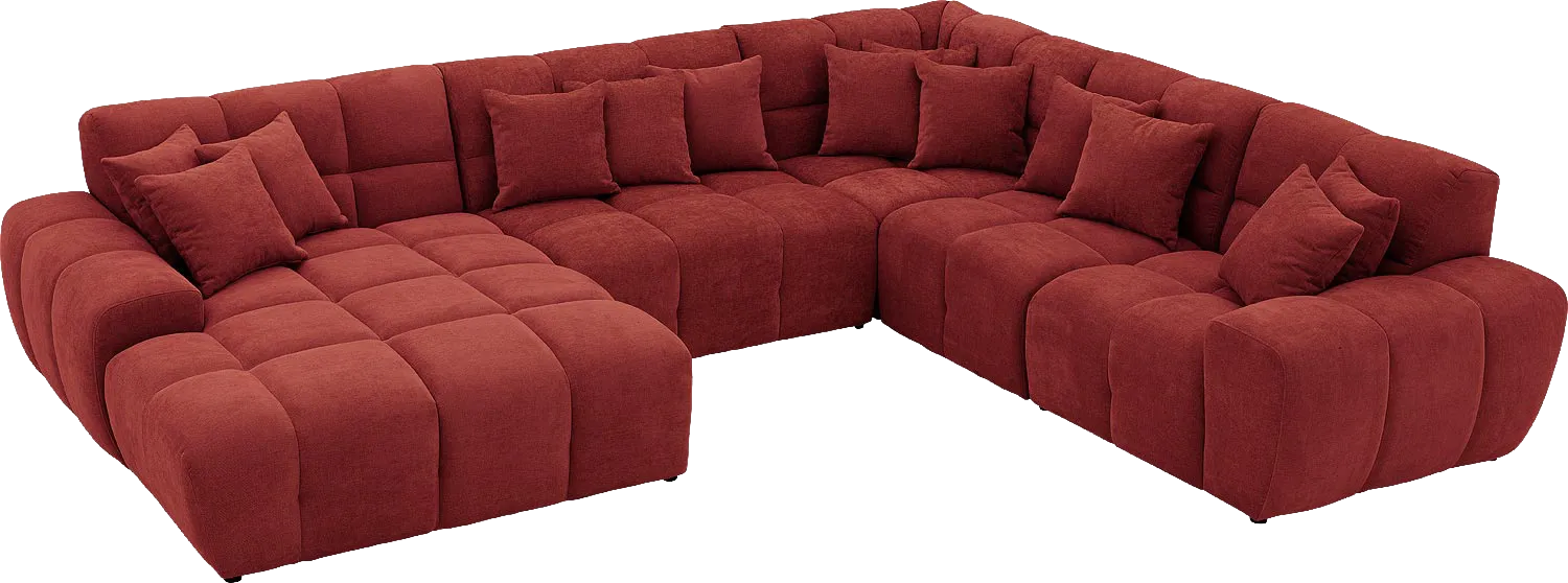 Goossens Excellent Kubus Bank Stof Rood - 8252833-goossens-excellent-kubus-bank-stof-rood-04