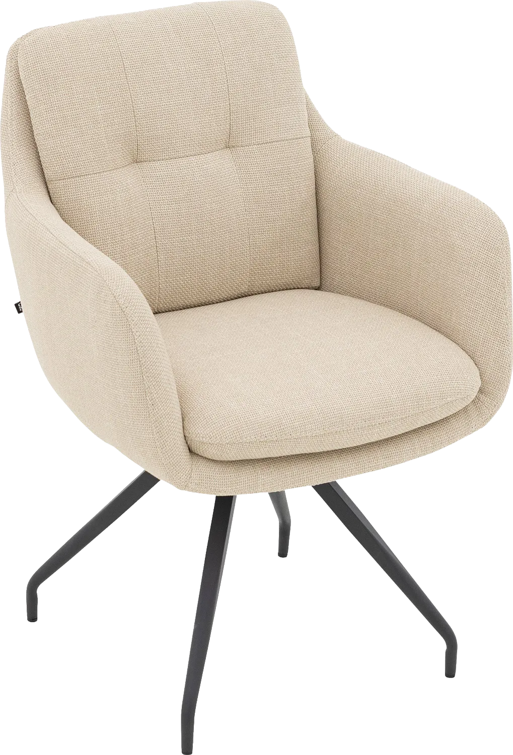 Goossens Mirthe Eetkamerstoel Stof Beige - 8252167-goossens-mirthe-eetkamerstoel-stof-beige-06
