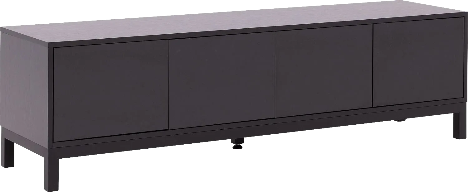 Goossens Valencia Tv Meubel Melamine Zwart - 8243926-goossens-valencia-tv-meubel-melamine-zwart-04