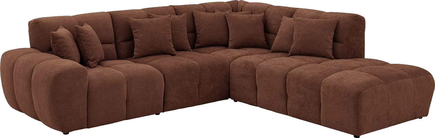 Goossens Excellent Kubus Bank Stof Bruin - 8252726-goossens-excellent-kubus-bank-stof-bruin-02