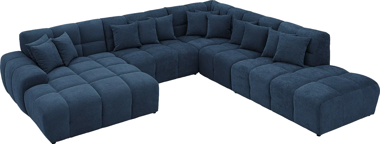 Goossens Excellent Kubus Bank Stof Blauw - 8252781-goossens-excellent-kubus-bank-stof-blauw-04
