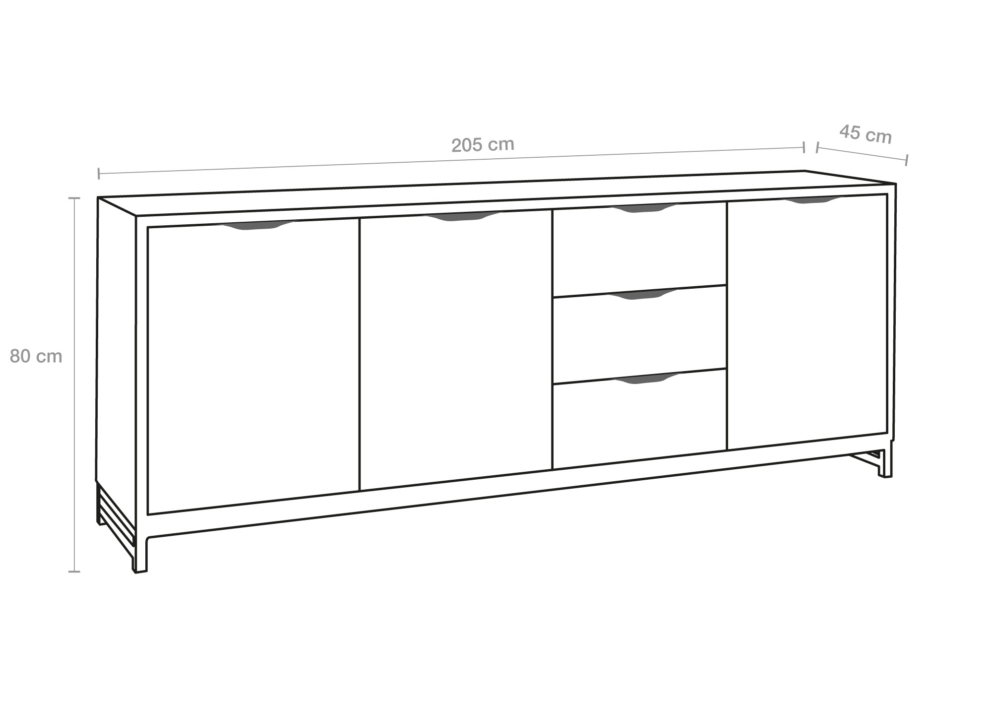 Max Dressoir Lijntekening - 8171377-300121820-max_dressoir-lijntekening