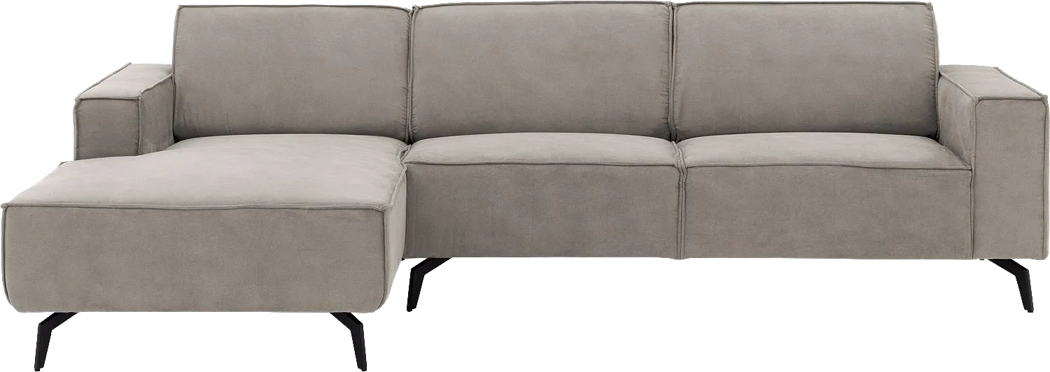 Goossens Hercules Bank Microvezel Grijs - 8235100-goossens-hercules-bank-microvezel-grijs-01
