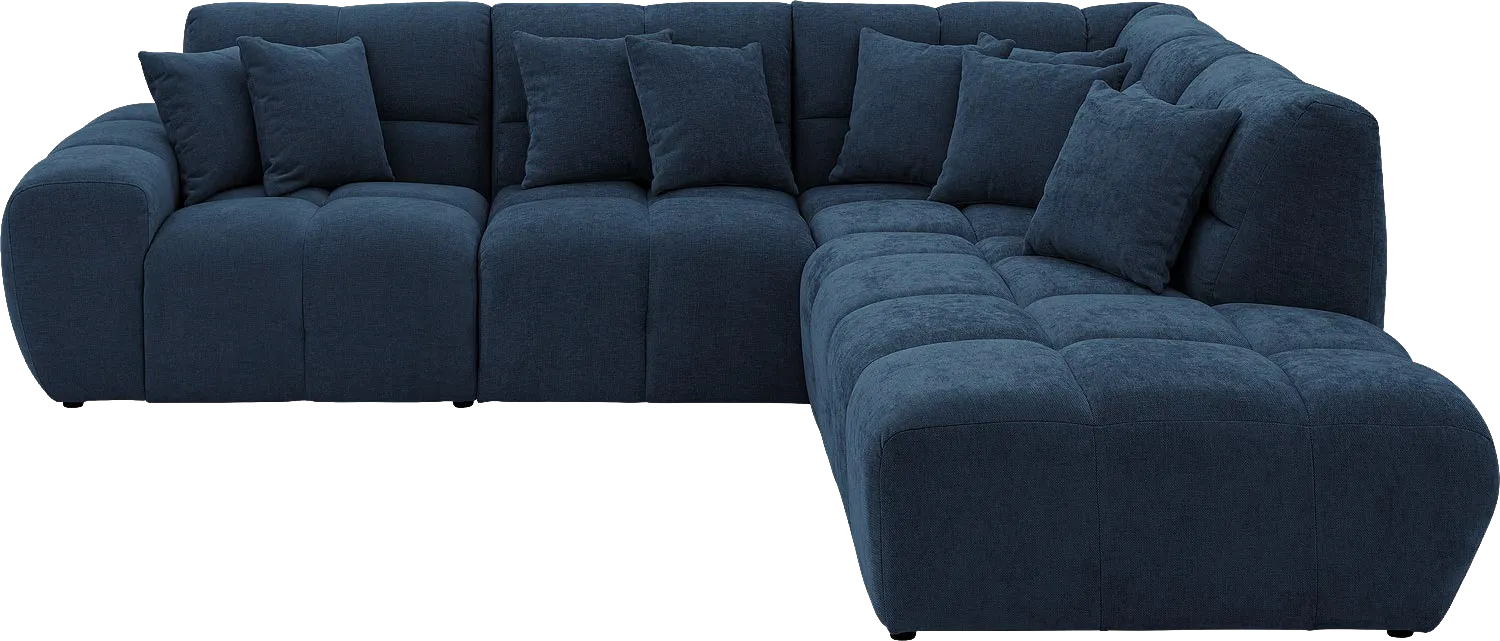 Goossens Excellent Kubus Bank Stof Blauw - 8252717-goossens-excellent-kubus-bank-stof-blauw-01