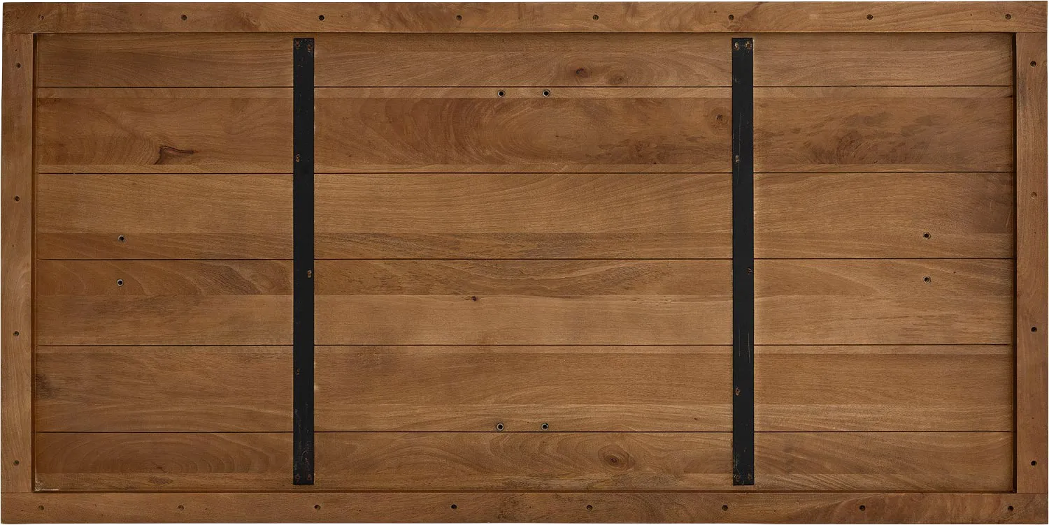 Goossens Basic Lecce Eettafel Mango Bruin - 8243802-goossens-basic-lecce-eettafel-mango-bruin-10
