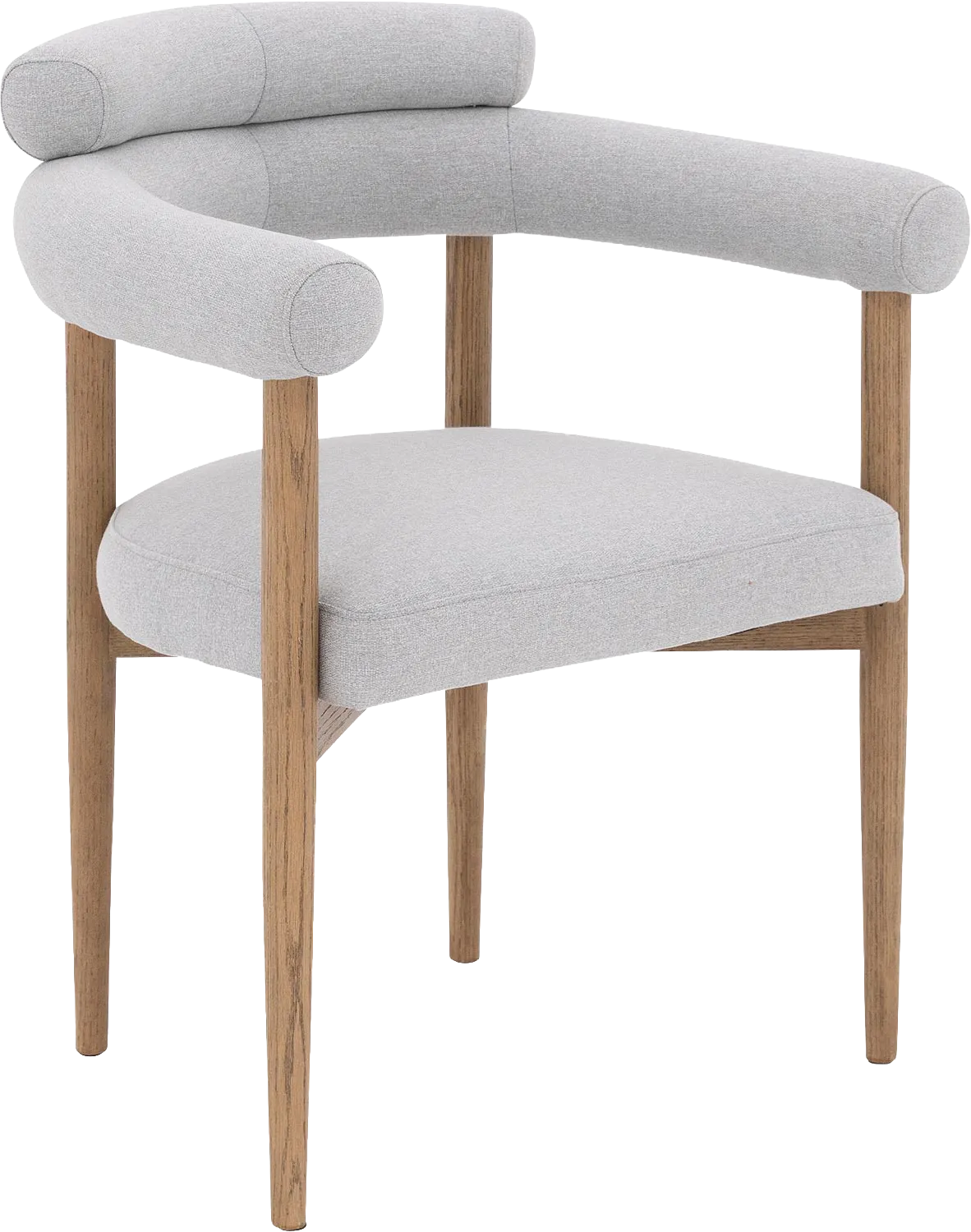Goossens Excellent Splinter Eetkamerstoel Stof Grijs - 8235284-goossens-excellent-splinter-eetkamerstoel-stof-grijs-01