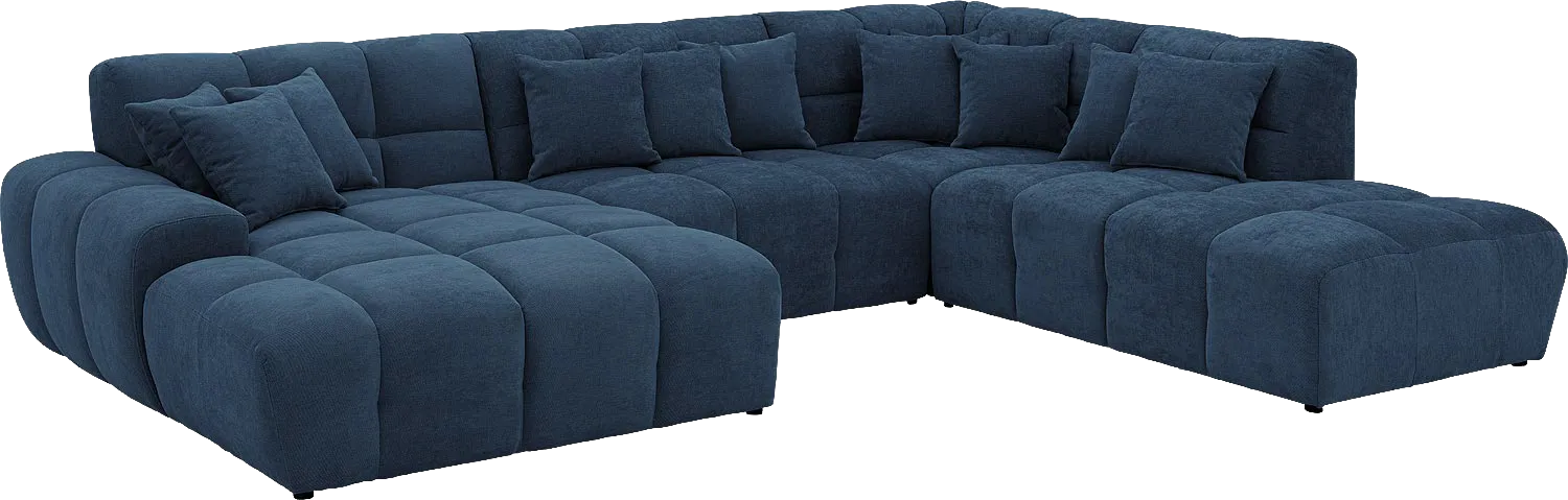 Goossens Excellent Kubus Bank Stof Blauw - 8252889-goossens-excellent-kubus-bank-stof-blauw-02