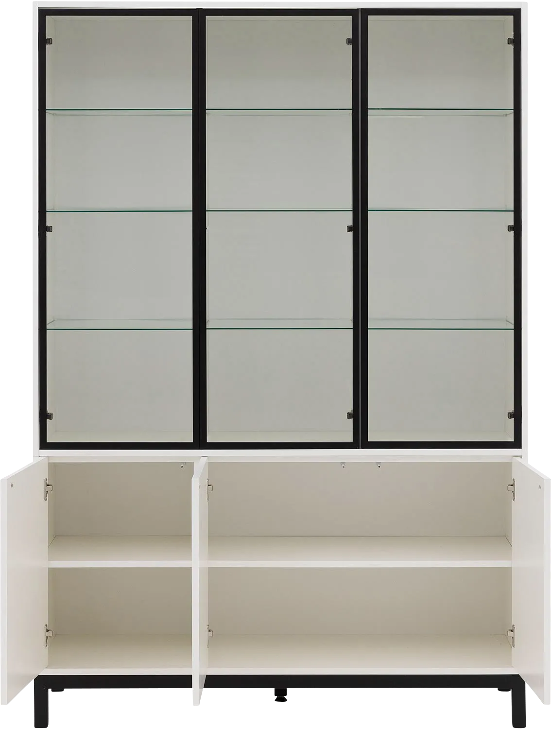 Goossens Valencia Vitrinekast Melamine - 8244533-goossens-valencia-vitrinekast-melamine-02