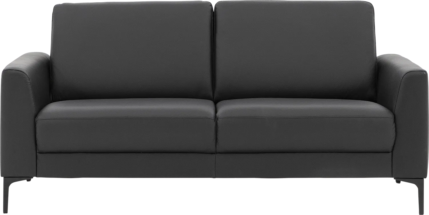 Goossens Dallas Bank Leer Zwart - 8260914-goossens-dallas-bank-leer-zwart-01