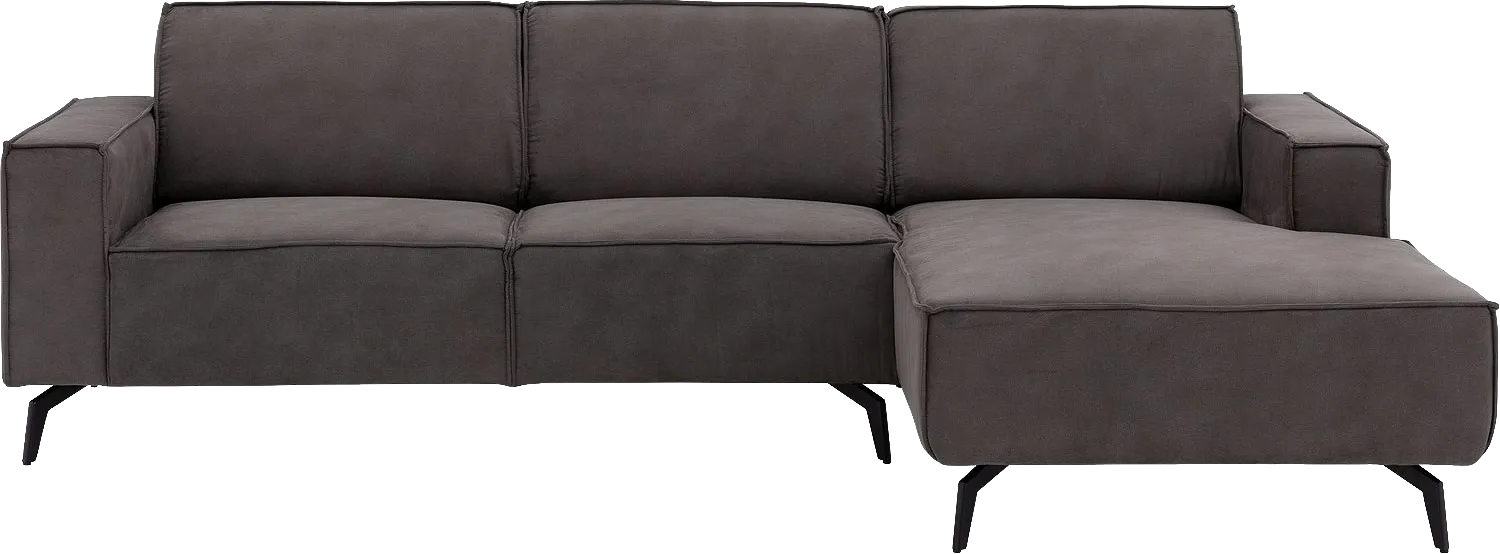 Goossens Hercules Bank Microvezel Grijs - 8235072-goossens-hercules-bank-microvezel-grijs-01