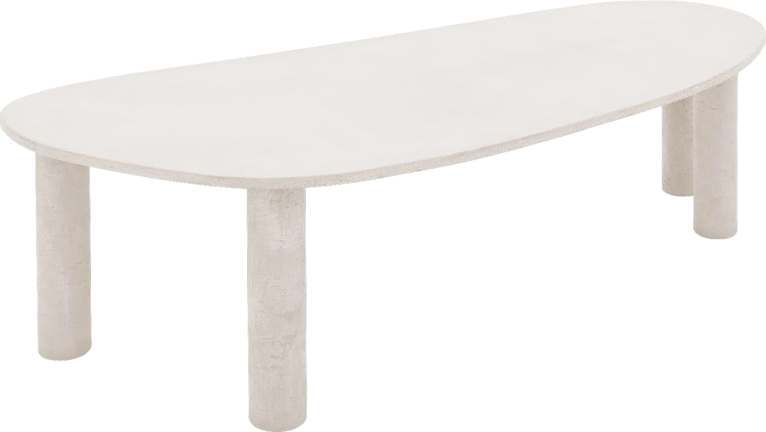 Goossens Stone Eettafel Beton Wit - 8231893-goossens-stone-eettafel-beton-wit-02