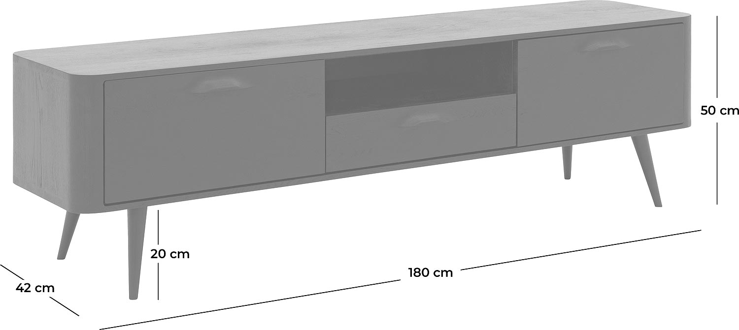 Goossens Bjarte Tv Meubel Eiken Zwart - 8203425-goossens-bjarte-tv-meubel-eiken-zwart-50