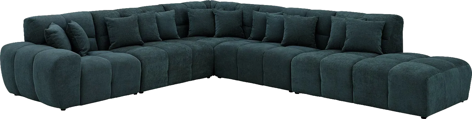 Goossens Excellent Kubus Bank Stof Groen - 8252877-goossens-excellent-kubus-bank-stof-groen-02