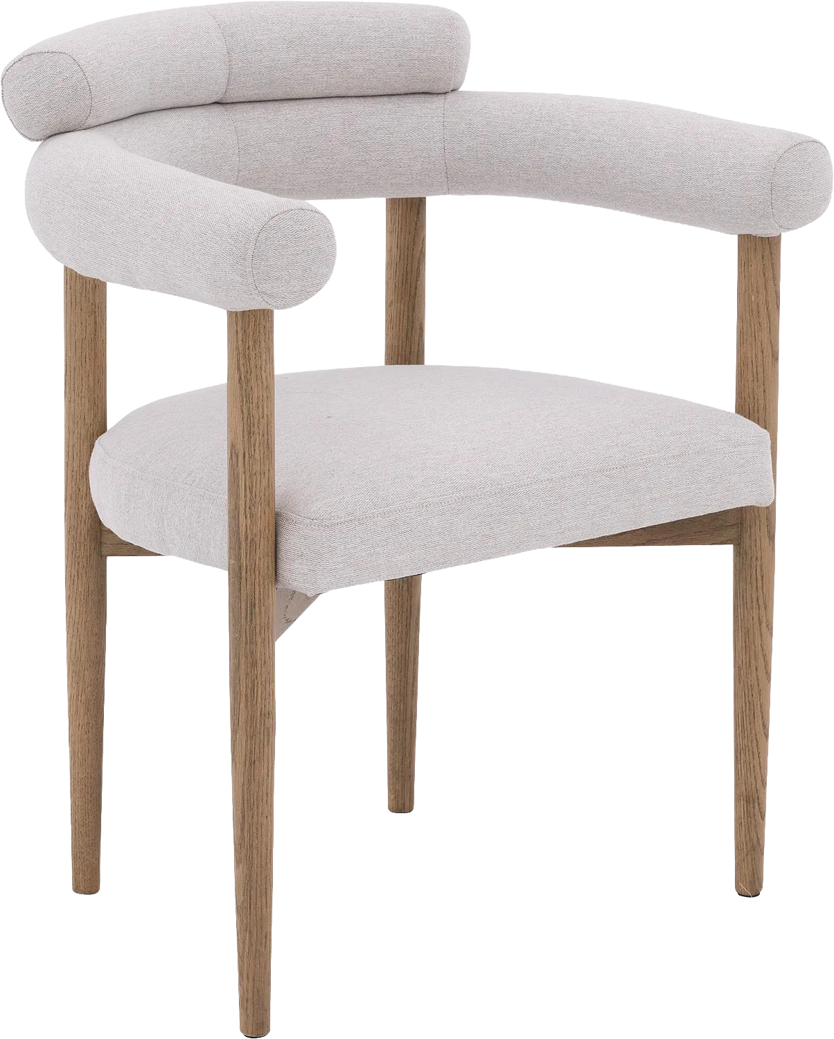 Goossens Excellent Splinter Eetkamerstoel Stof Grijs - 8235282-goossens-excellent-splinter-eetkamerstoel-stof-grijs-01