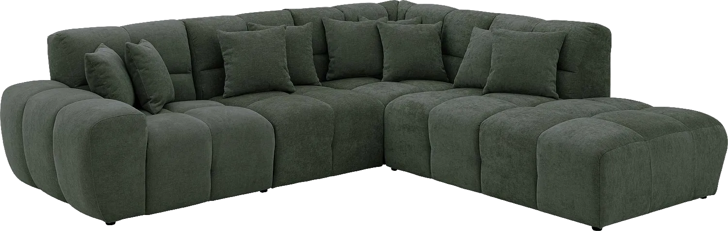 Goossens Excellent Kubus Bank Stof Groen - 8252720-goossens-excellent-kubus-bank-stof-groen-02