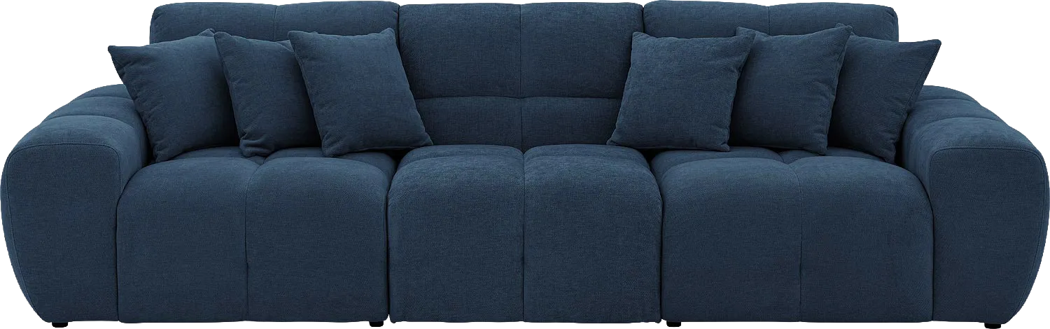 Goossens Excellent Kubus Bank Stof Blauw - 8252685-goossens-excellent-kubus-bank-stof-blauw-01
