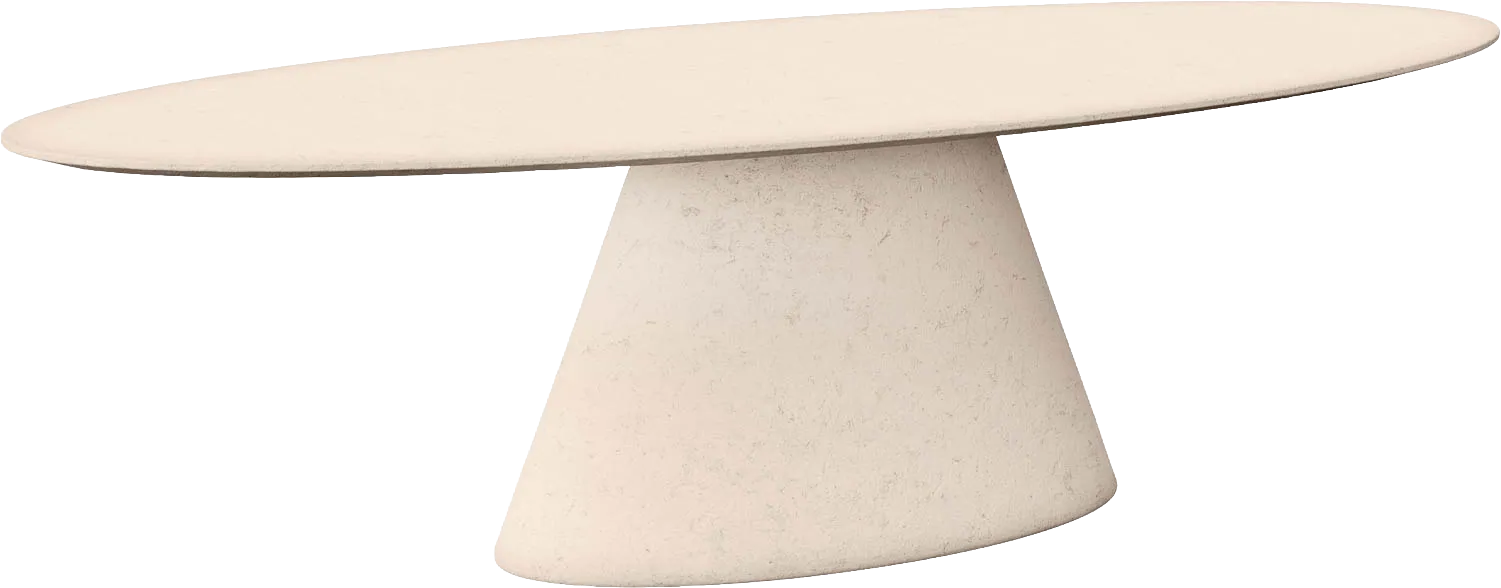 Goossens Stone Eettafel Beton Beige - 8252439-goossens-stone-eettafel-beton-beige-01