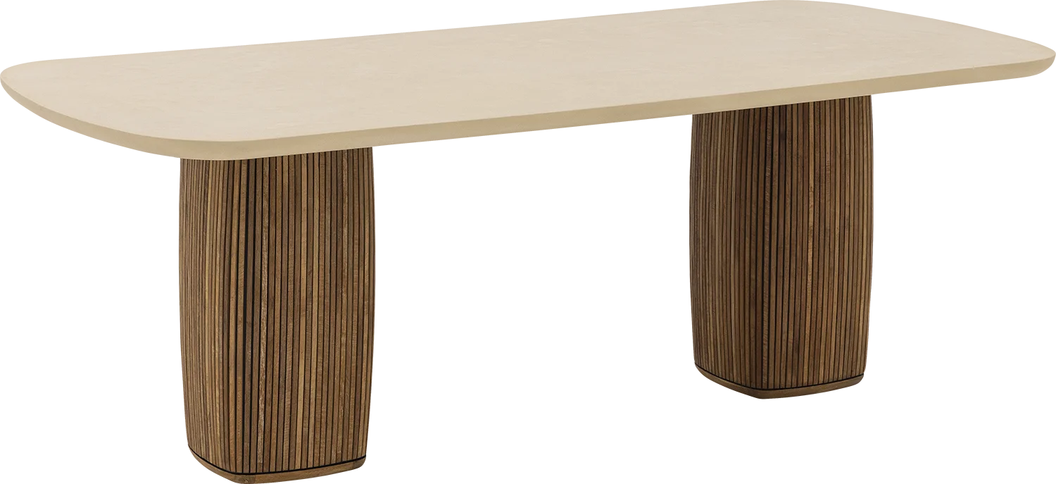 Goossens Nova Eettafel Mortex Beige - 8260027-goossens-nova-eettafel-mortex-beige-01