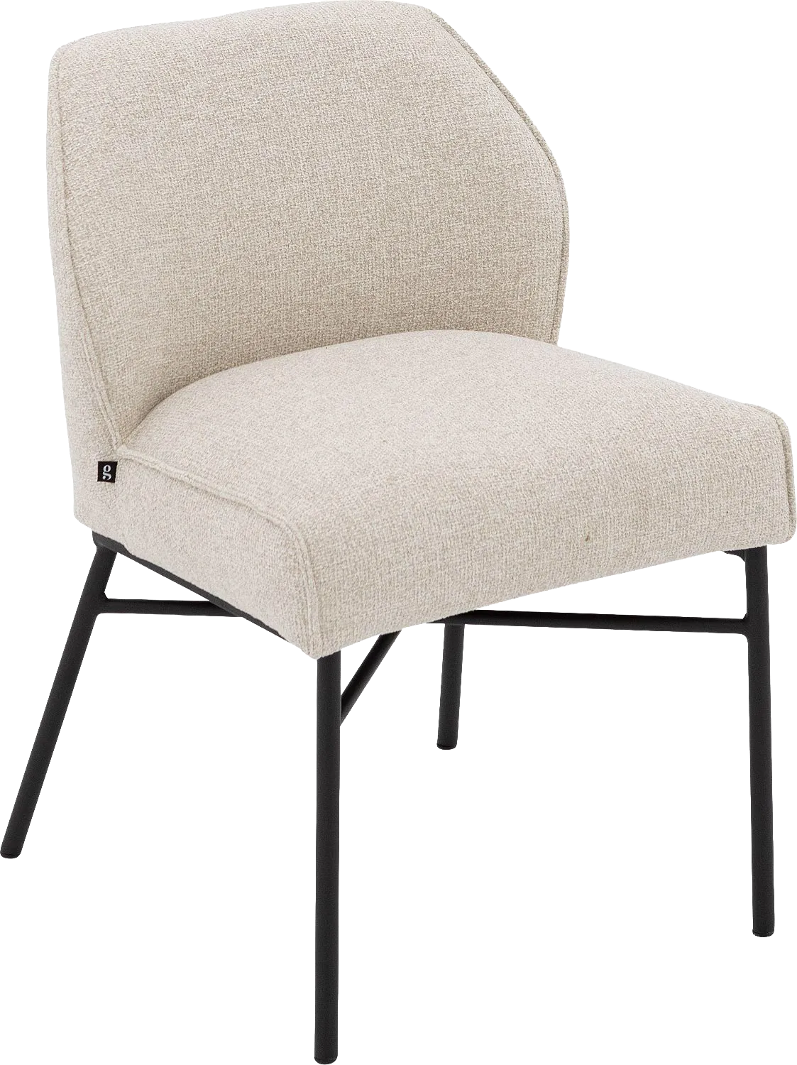 Goossens Rory Eetkamerstoel Stof Beige - 8260412-goossens-rory-eetkamerstoel-stof-beige-05