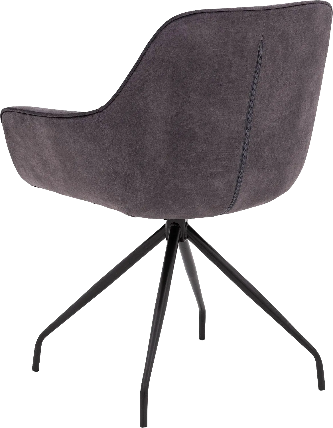 Goossens Basic Ebi Eetkamerstoel Stof Grijs - 8235242-goossens-basic-ebi-eetkamerstoel-stof-grijs-11