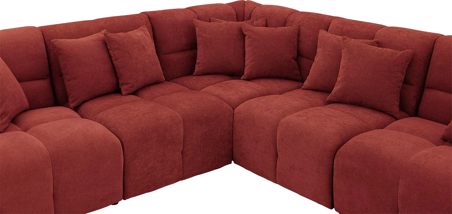 Goossens Excellent Kubus Bank Stof Rood - 8252763-goossens-excellent-kubus-bank-stof-rood-05
