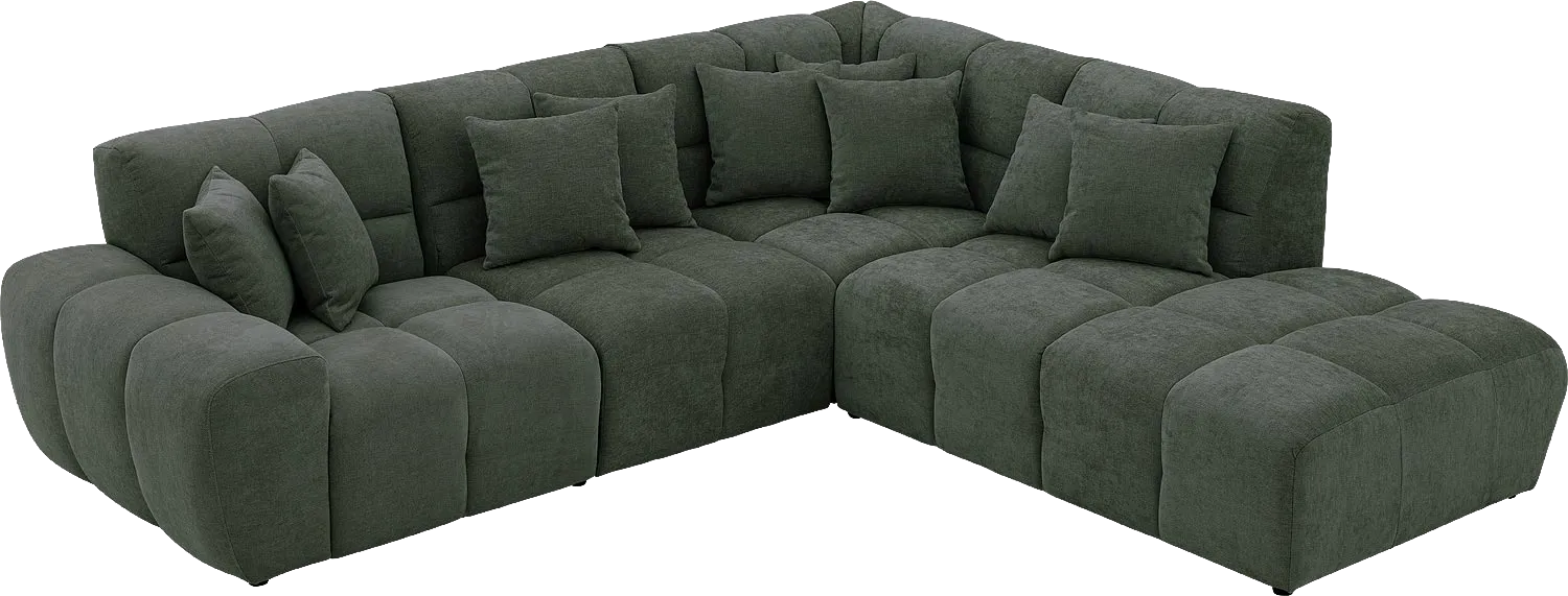 Goossens Excellent Kubus Bank Stof Groen - 8252720-goossens-excellent-kubus-bank-stof-groen-04