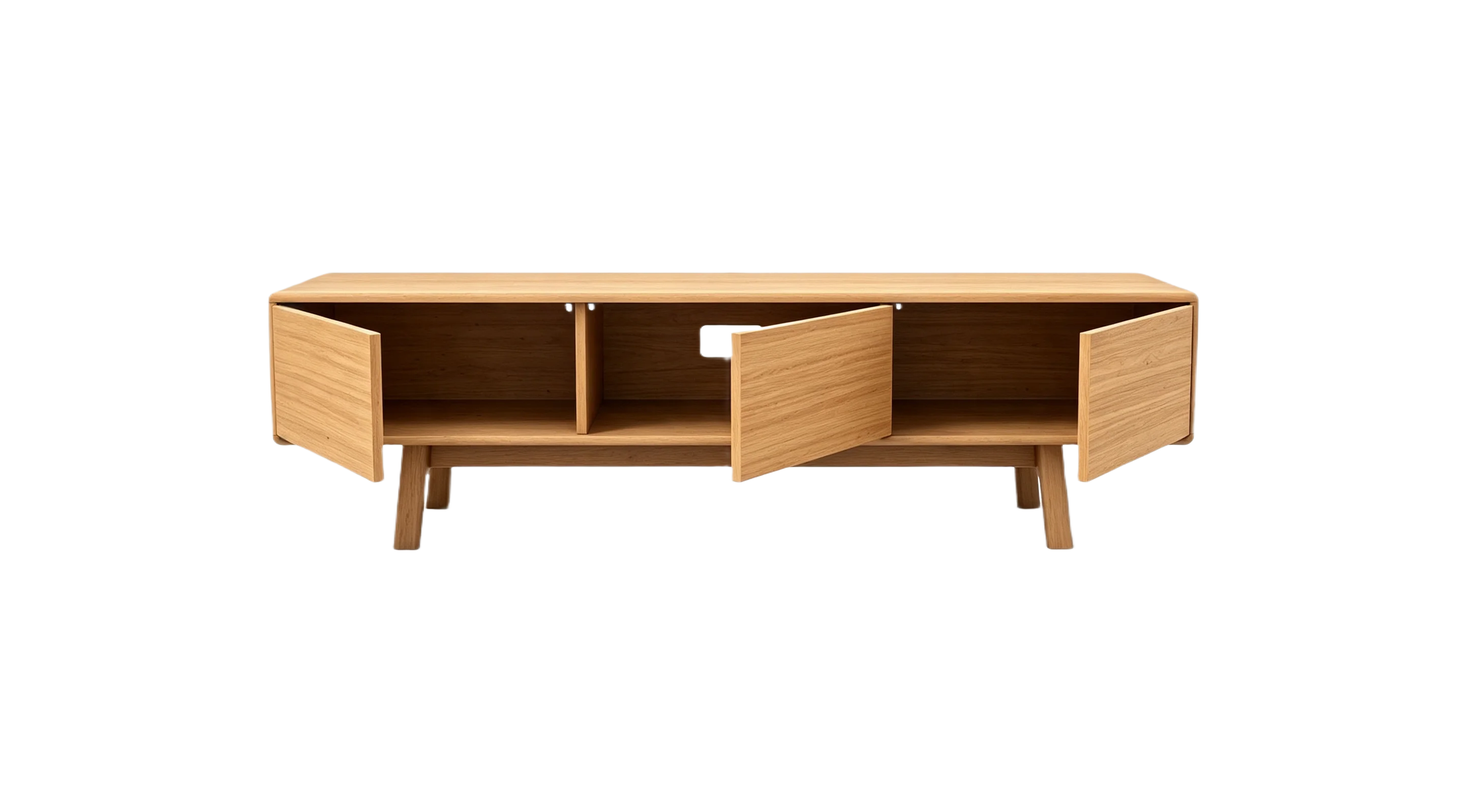 Goossens Basic Emilie Tv Meubel Eiken Blank - 8260423-goossens-basic-emilie-tv-meubel-eiken-blank-02