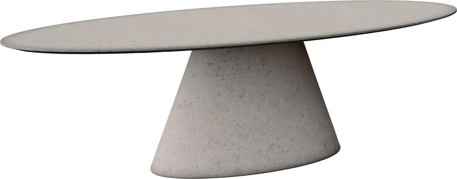 Goossens Stone Eettafel Beton Grijs - 8252443-goossens-stone-eettafel-beton-grijs-01
