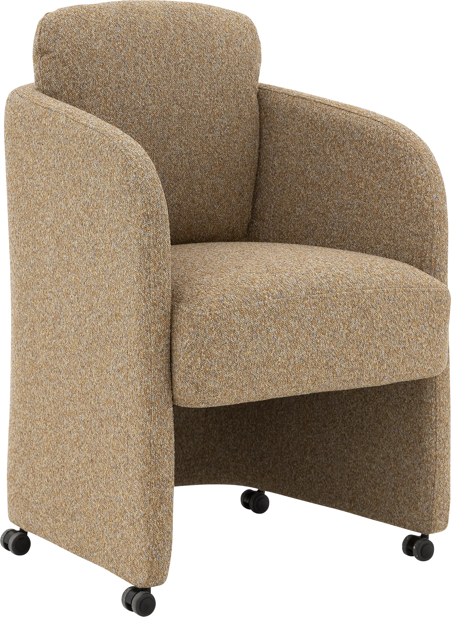 Goossens Leah Eetkamerstoel Stof Bruin - 8260809-goossens-leah-eetkamerstoel-stof-bruin-01