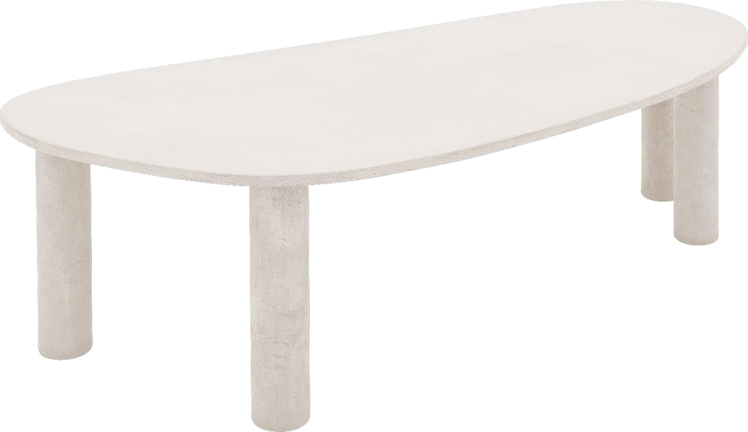 Goossens Stone Eettafel Beton Wit - 8231892-goossens-stone-eettafel-beton-wit-02