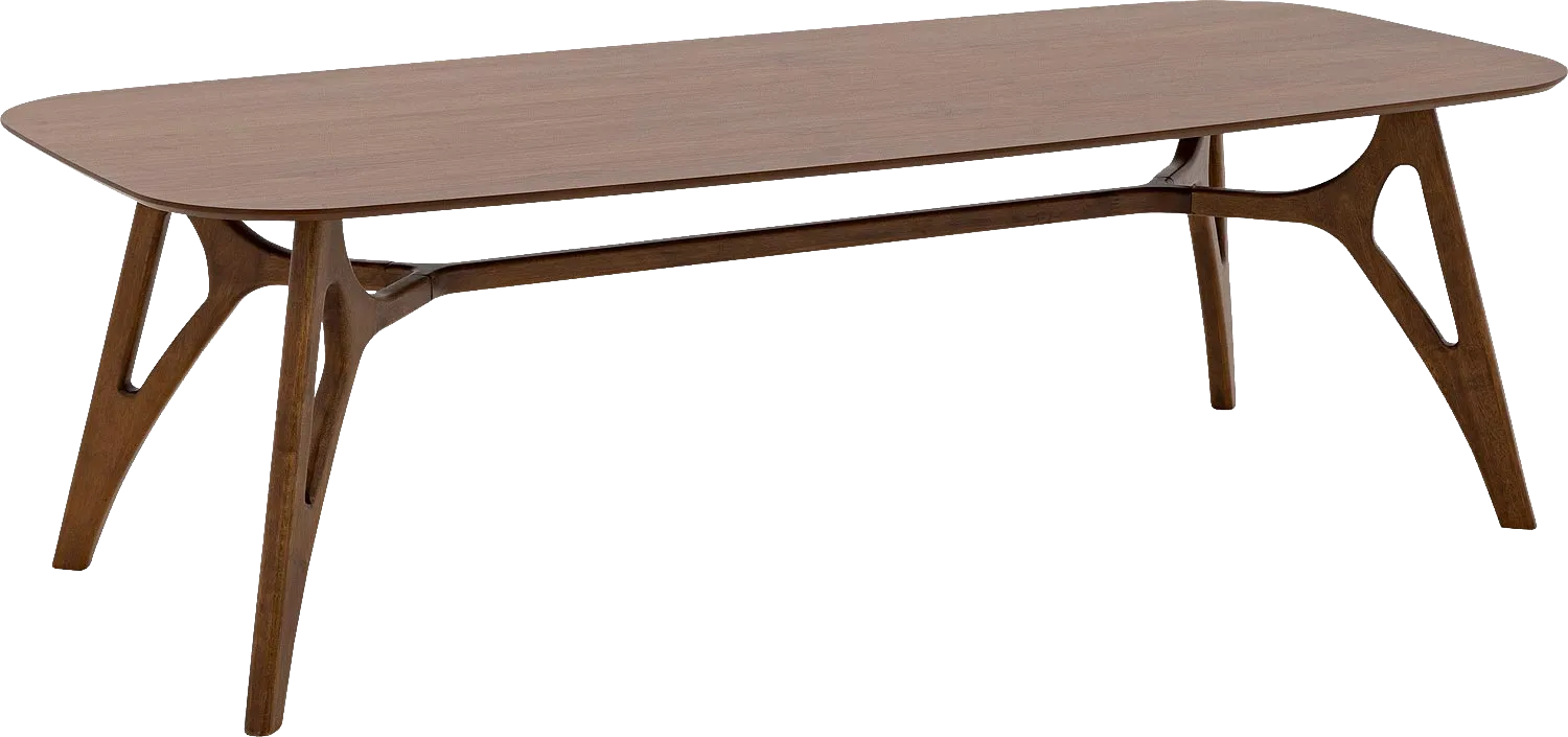 Goossens Basic Trani Eettafel Essenhout Bruin - 8243897-goossens-basic-trani-eettafel-essenhout-bruin-01