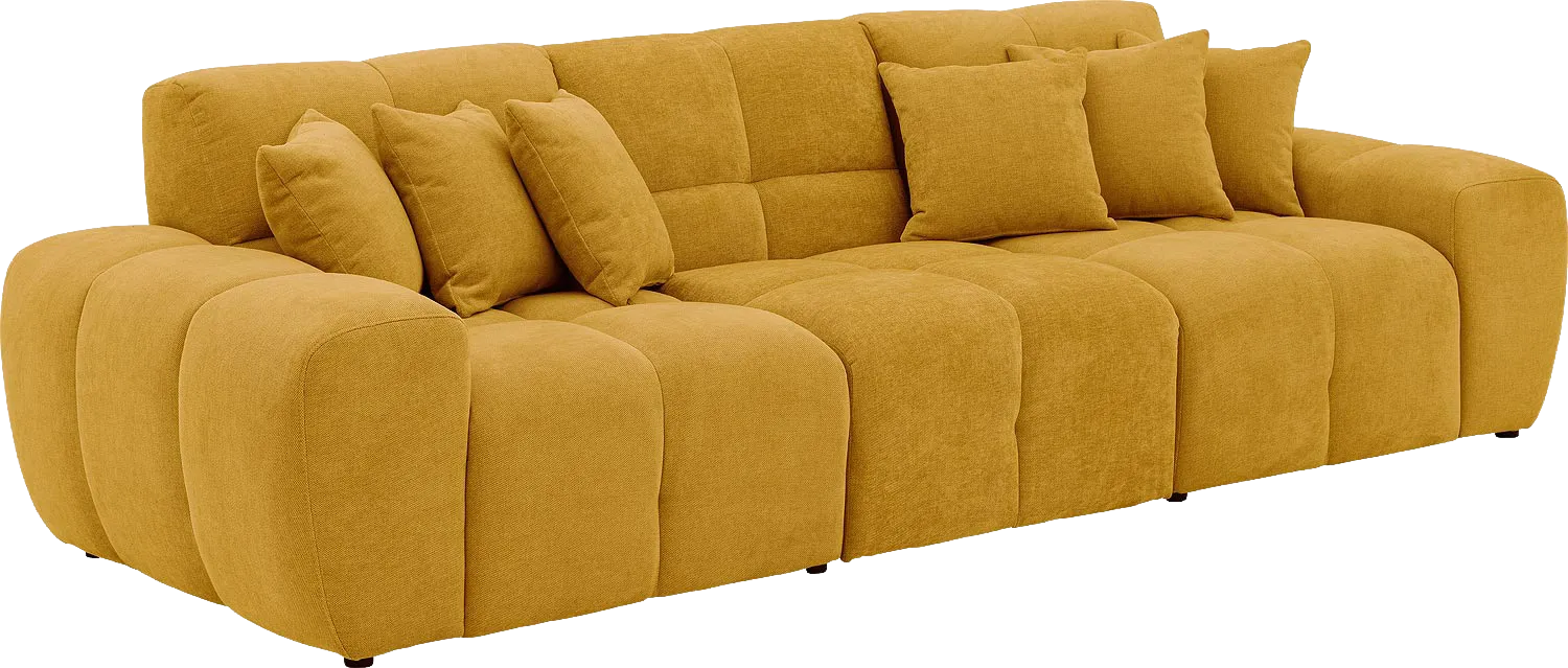 Goossens Excellent Kubus Bank Stof Geel - 8252692-goossens-excellent-kubus-bank-stof-geel-02