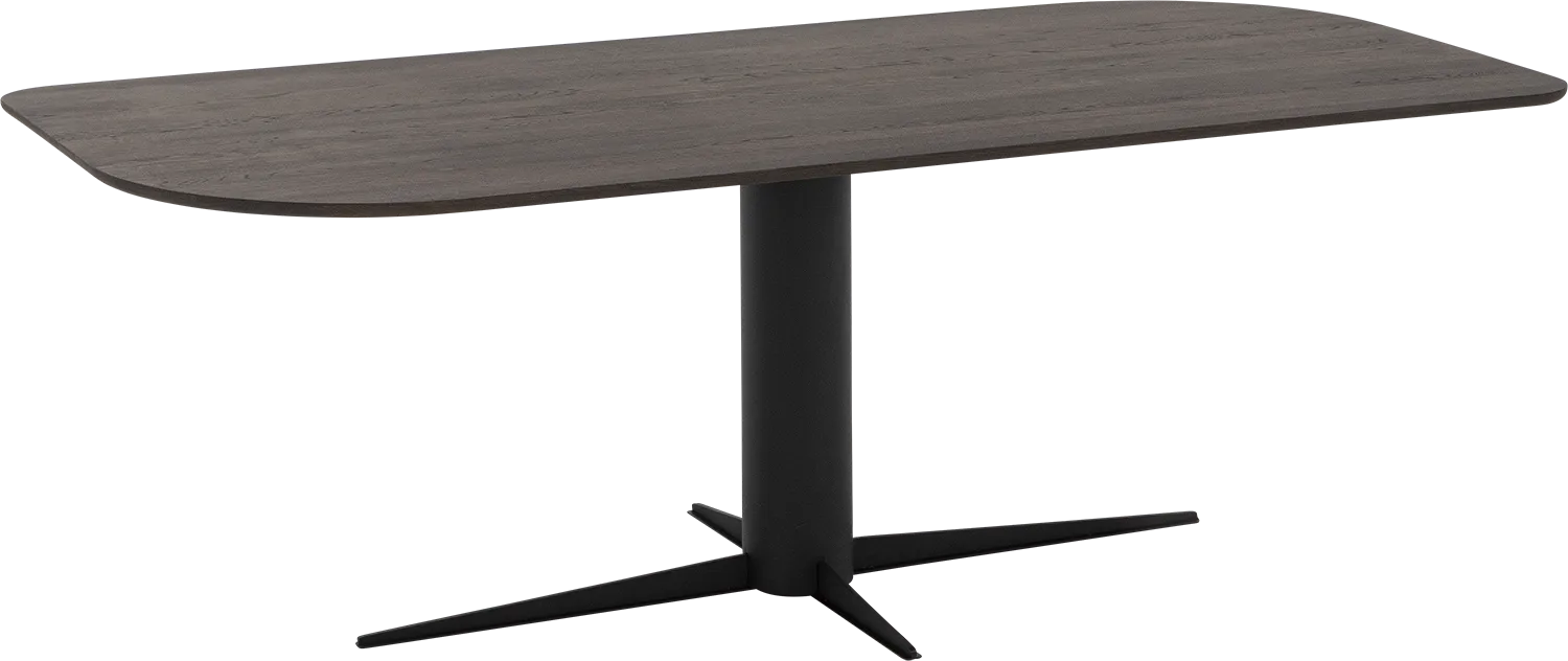 Goossens Levi Eettafel Eiken Bruin - 8261048-goossens-levi-eettafel-eiken-bruin-01