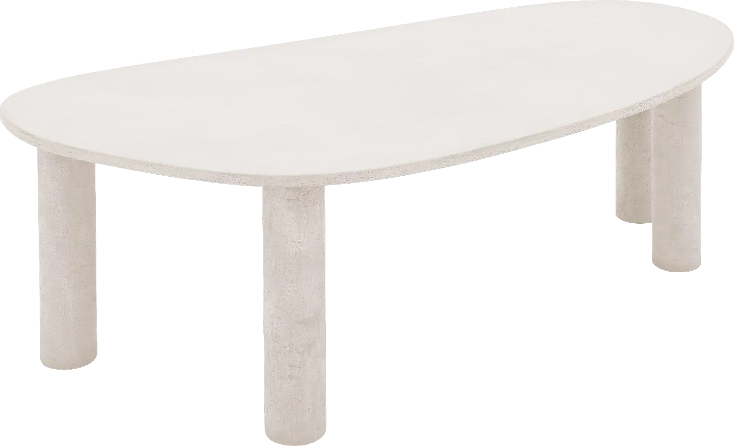 Goossens Stone Eettafel Beton Wit - 8231890-goossens-stone-eettafel-beton-wit-02