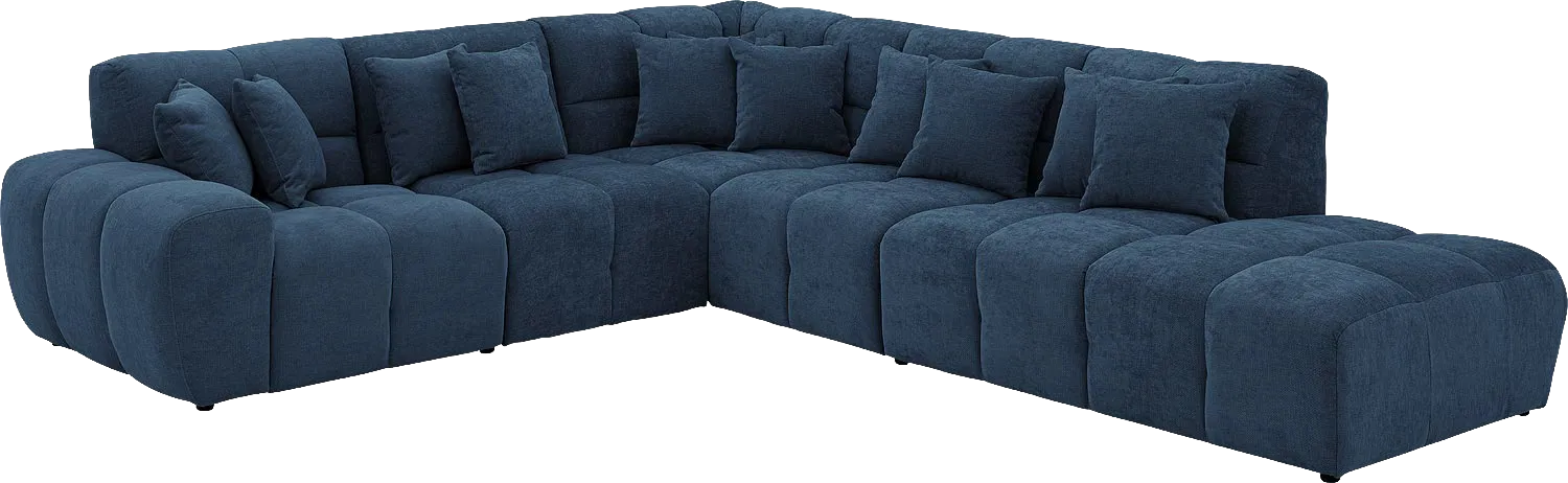 Goossens Excellent Kubus Bank Stof Blauw - 8252749-goossens-excellent-kubus-bank-stof-blauw-02