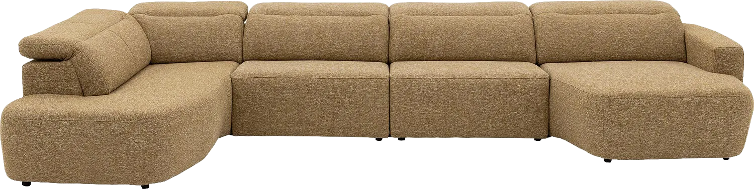 Goossens Comoda Bank Stof Geel - 8260253-goossens-comoda-bank-stof-geel-01