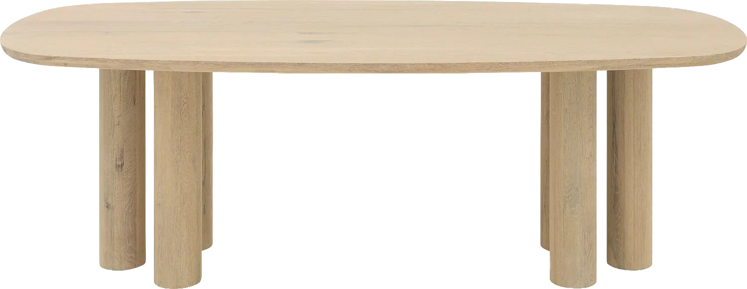 Goossens Slim Eettafel Eiken Wit - 8252120-goossens-slim-eettafel-eiken-wit-02