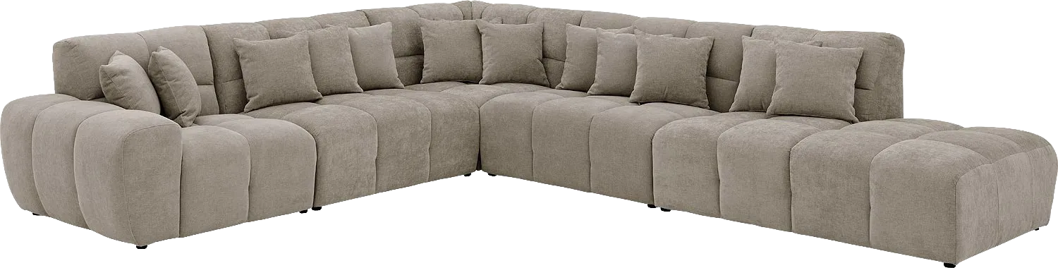 Goossens Excellent Kubus Bank Stof Bruin - 8252885-goossens-excellent-kubus-bank-stof-bruin-02