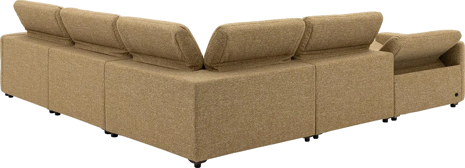 Goossens Comoda Bank Stof Geel - 8260252-goossens-comoda-bank-stof-geel-14