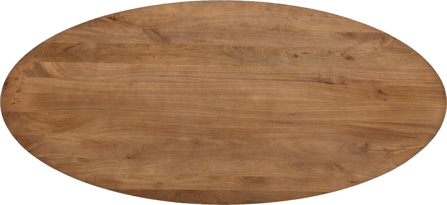 Goossens Basic Lecce Eettafel Mango Bruin - 8243816-goossens-basic-lecce-eettafel-mango-bruin-06