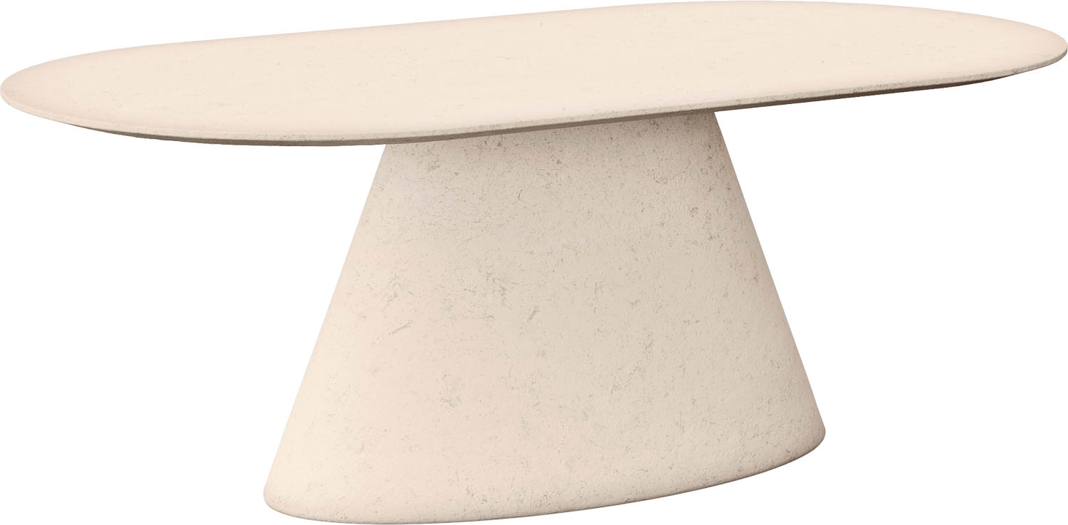 Goossens Stone Eettafel Beton Beige - 8252504-goossens-stone-eettafel-beton-beige-01
