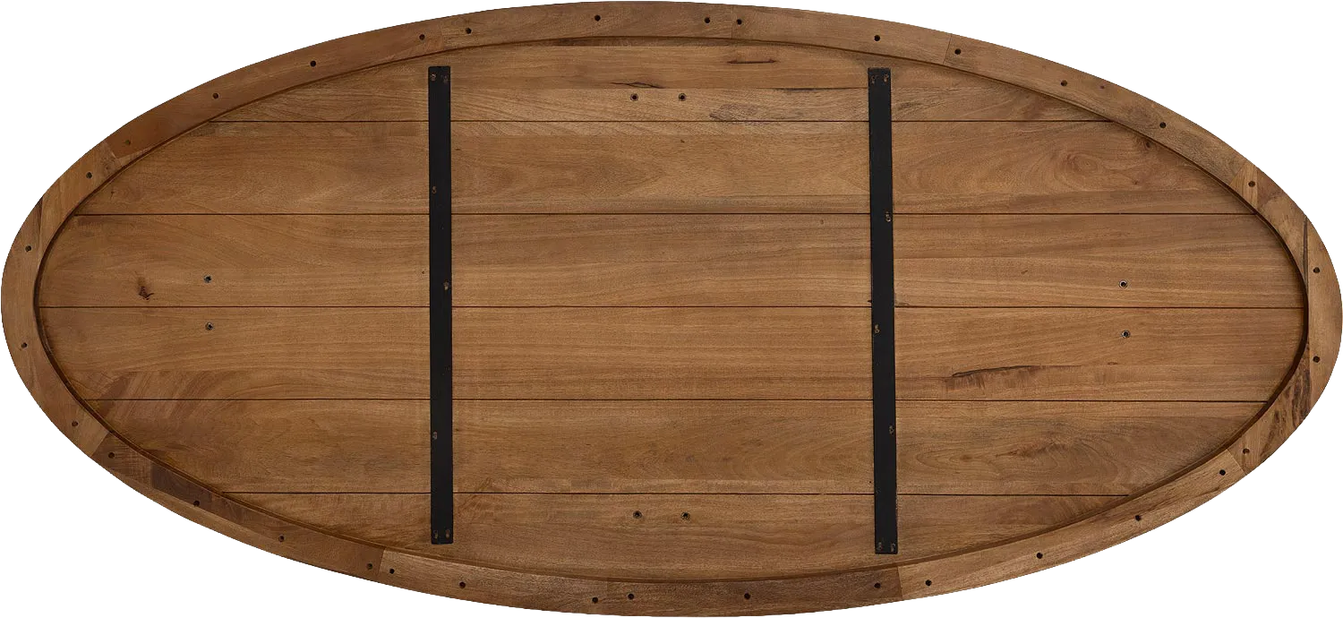 Goossens Basic Lecce Eettafel Mango Bruin - 8243816-goossens-basic-lecce-eettafel-mango-bruin-08