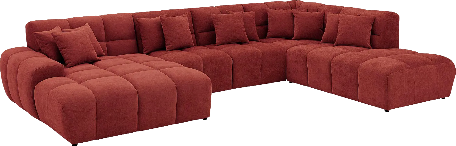 Goossens Excellent Kubus Bank Stof Rood - 8252731-goossens-excellent-kubus-bank-stof-rood-02