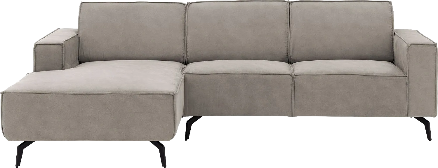 Goossens Hercules Bank Microvezel Grijs - 8235085-goossens-hercules-bank-microvezel-grijs-01
