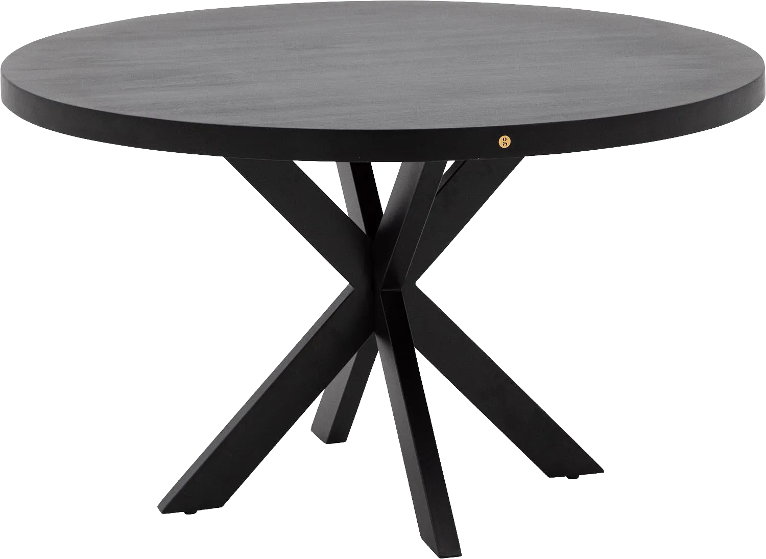 Goossens Basic Lecce Eettafel Mango Zwart - 8243821-goossens-basic-lecce-eettafel-mango-zwart-01
