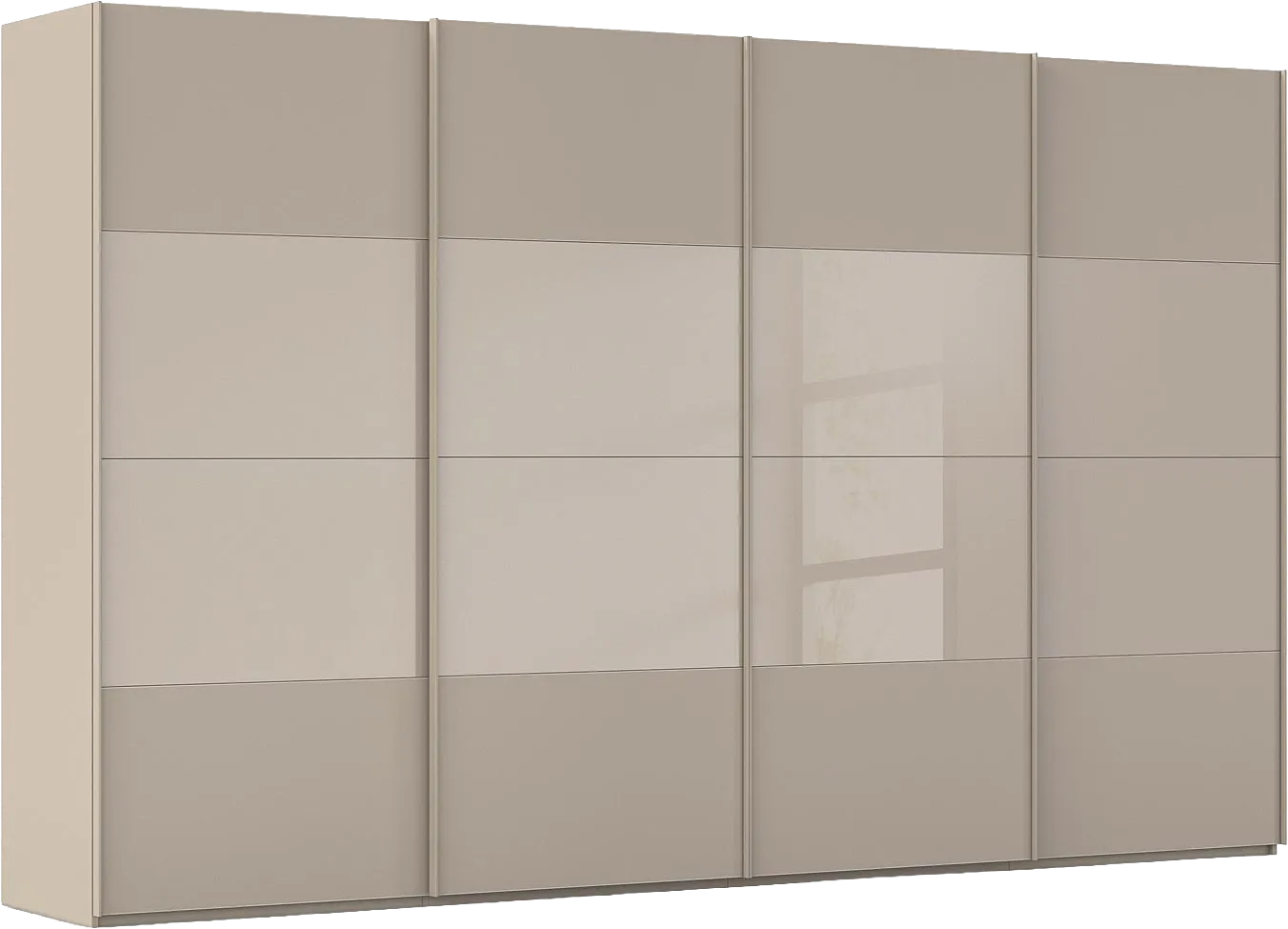 Kledingkast Finca Combi Glans Mat Glas