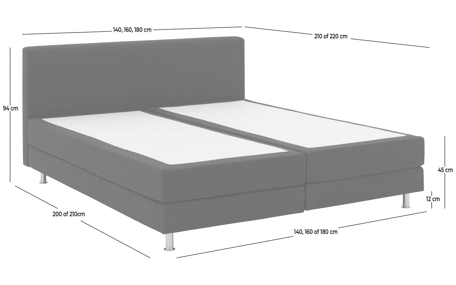 Boxspring compleet infinity 600 8