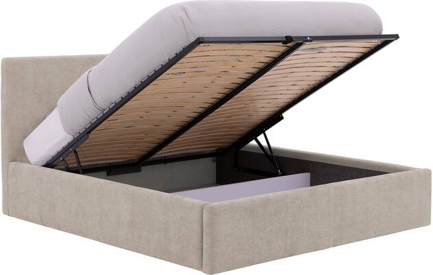 Goossens bedframe mysen storage bruin stof - 8231669-goossens-mysen-bedframe-stof-02