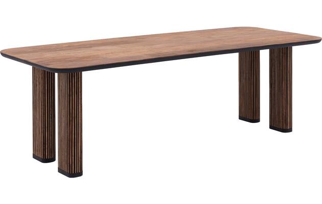 Goossens eettafel adel bruin teak - 8233613-goossens-adel-eettafel-teak-bruin-01