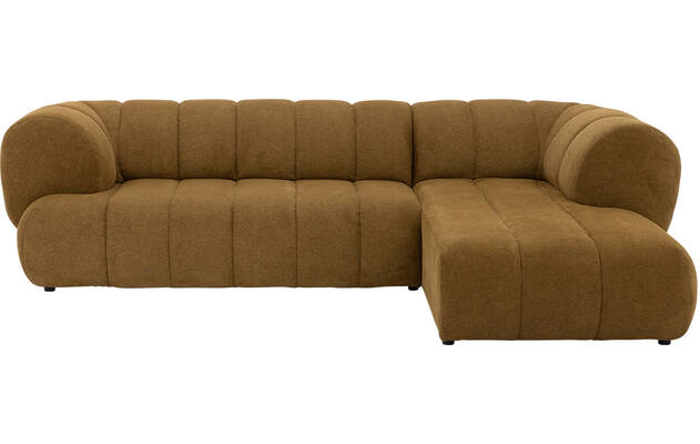 Goossens hoeksalon weave geel stof - 8243949-goossens-weave-bank-stof-geel-01